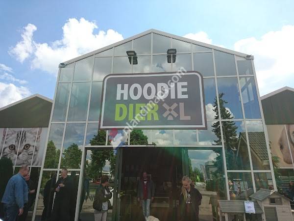Hoodie Dier XL 1500m² megastore met dierenkliniek en trimsalon