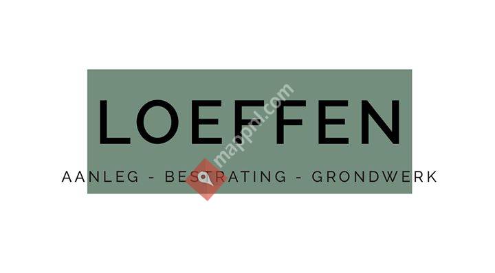 Loeffen aanleg, bestratingen en grondwerk