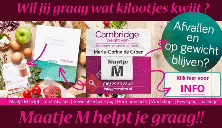 Maatje M, Onafhankelijk Cambridge Consulent